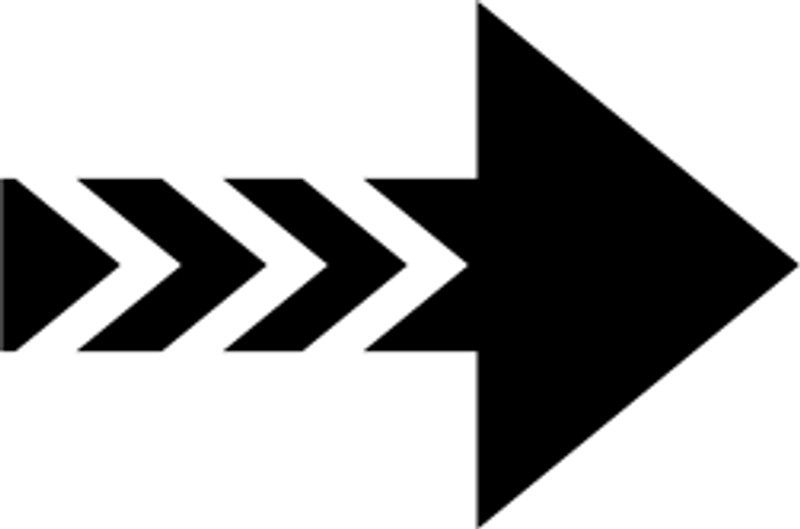 Free Fragmented Arrow Outline Filled In SVG - Mediamodifier
