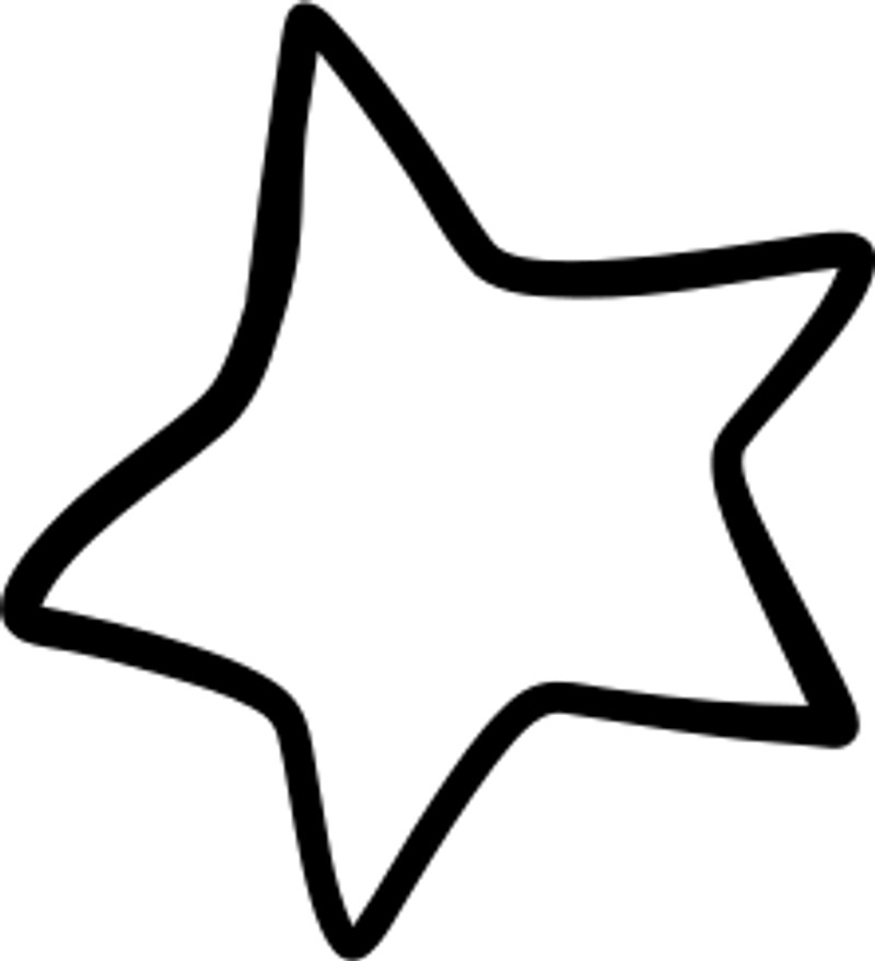 Free Star Outline SVG - Mediamodifier