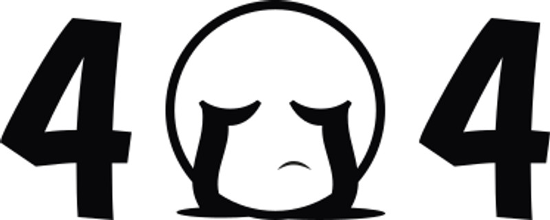 Free Sad 404 Error SVG Vector Icon - Mediamodifier
