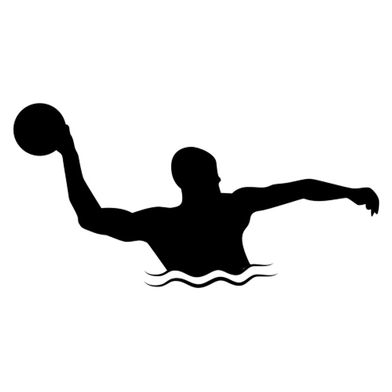 Free Water Polo Olympic Silhouette SVG Icon Mediamodifier