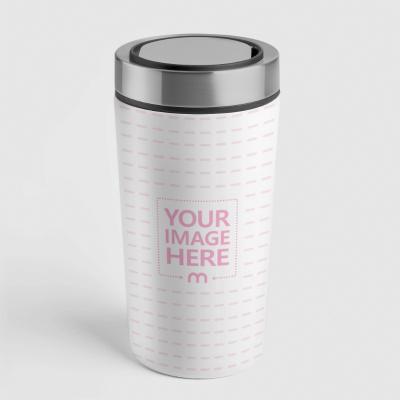 Thermos Mug Mockup for Travel Drinkware Branding