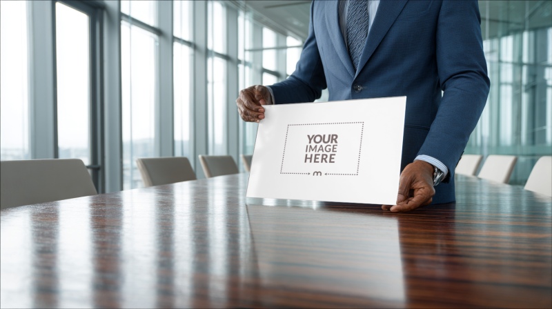 Corporate Pitch Mockup  for Strategic Office Pitch Design preview image