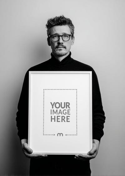 Frame Mockup with Creative Director for Portfolio Display Pitch