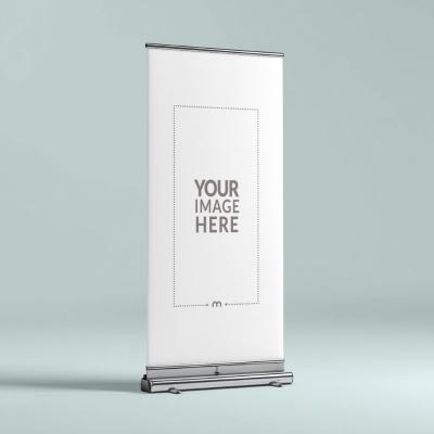 Roll-Up Banner Mockup for Corporate Conference Display