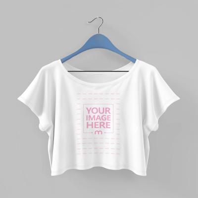 Hanging Crop Top Mockup for Boutique Fashion Display