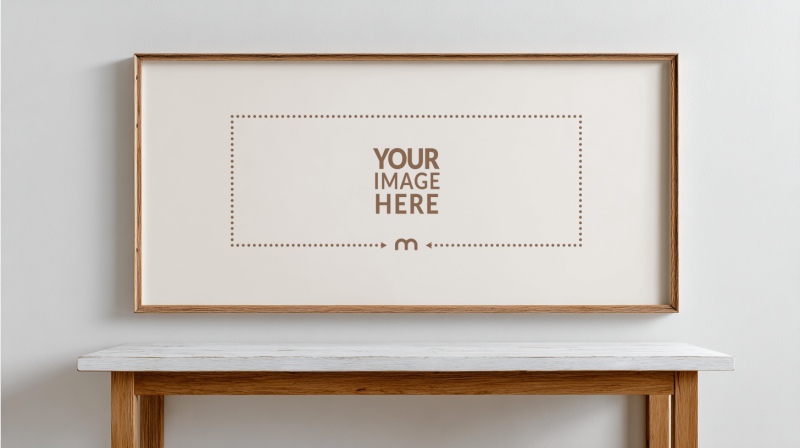 Landscape Canvas Frame Mockup for Scenic Artwork preview image