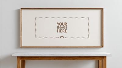 Landscape Canvas Frame Mockup for Scenic Artwork
