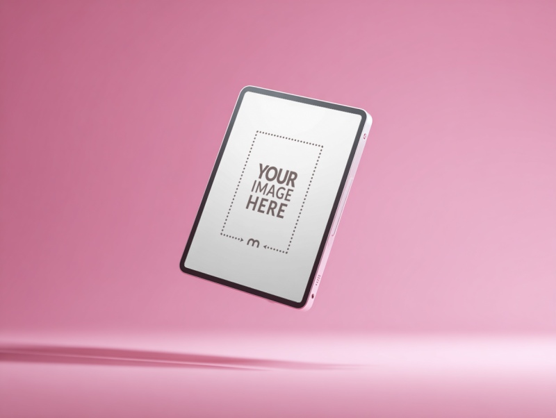 Floating iPad Pro Mockup for Interactive Product Demos preview image