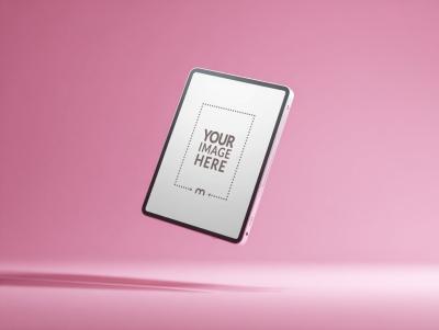 Floating iPad Pro Mockup for Interactive Product Demos