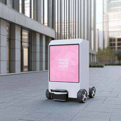Autonomous Delivery Robot Mockup for Contactless Courier