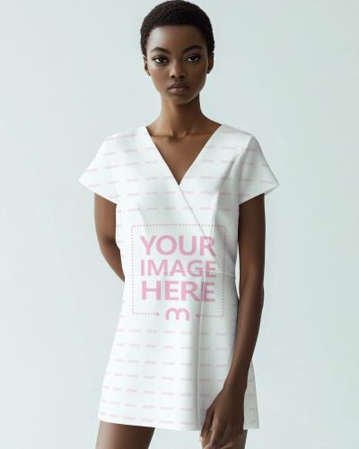 Dress Mockup on Female Model for Boutique Clothing