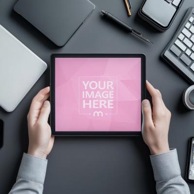 Tablet Display Mockup for UX Flow Demonstration