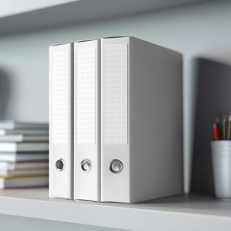 Binder Mockup for Corporate Stationery Design preview image