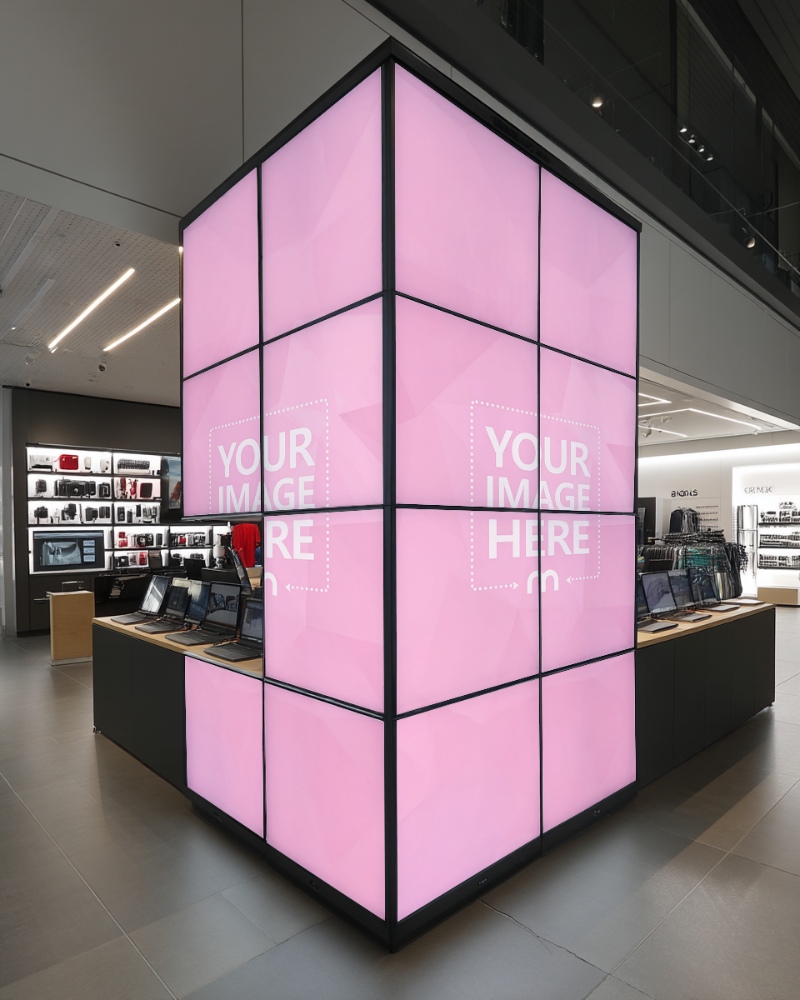 Multiple Screen Digital Display Mockup for Data Visualization preview image