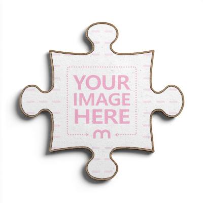 Jigsaw Puzzle Frame Mockup for Print Preview