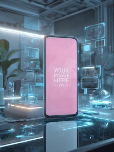 Smartphone Mockup for App UI Designs
