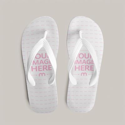 Top View Flip Flops Mockup for Summer Products