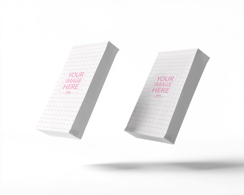 Dual Standing Pouch Mockup for Packaging Design Preview preview image