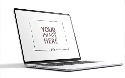 Laptop Screen Mockup for App Interface Demonstration