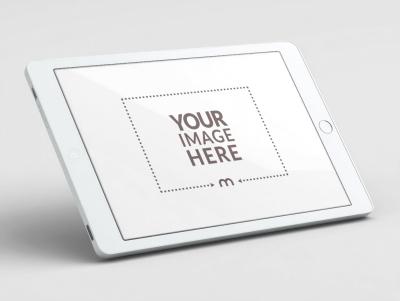 Tablet Mockup on White background for App UI Previews