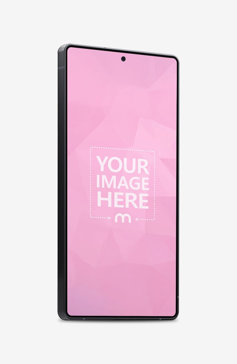 Samsung Galaxy Ultra 25 Black Mockup Front View preview image