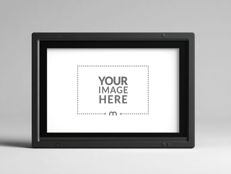 Black Frame Mockup for Slideshow Presentations preview image