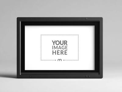 Black Frame Mockup for Slideshow Presentations