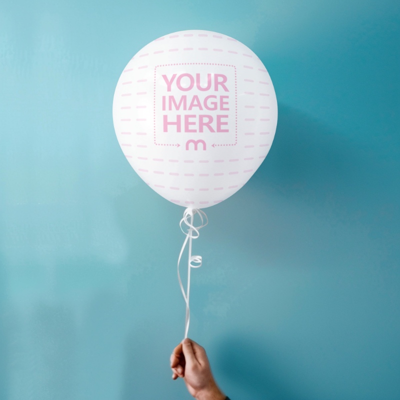 Balloon Mockup for Birthday Party Decoration Previews preview image