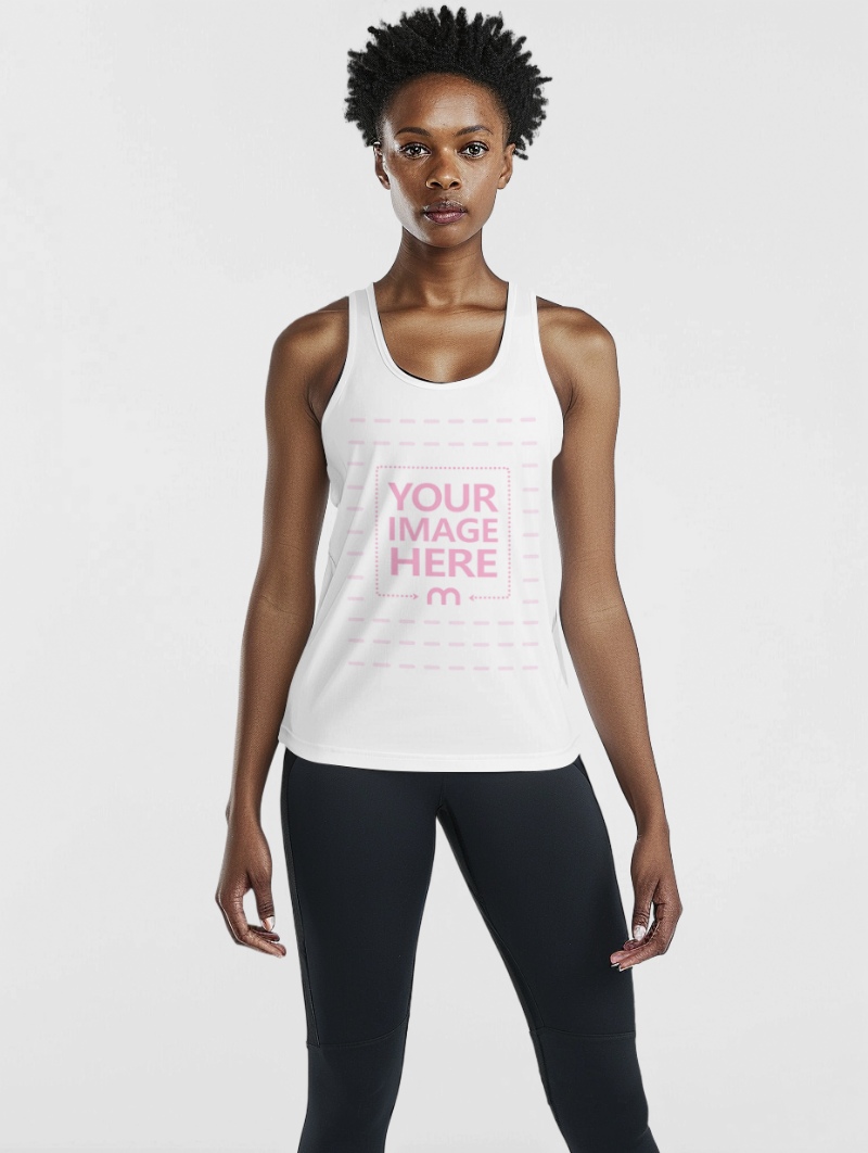 Women’s Training Tank Mockup for Fitness Branding preview image