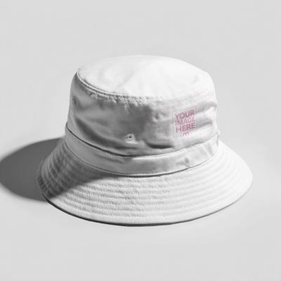 Bucket Hat Mockup at Tilted Angle for Fashion Accessory