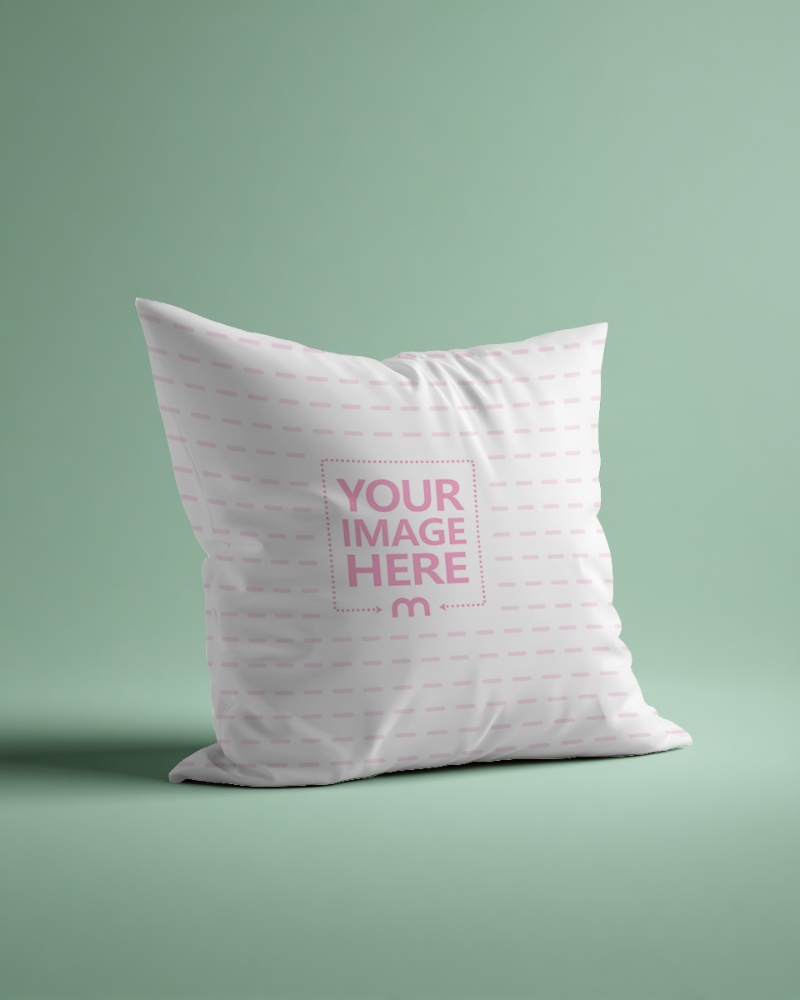 Pillow Mockup for Bedding Home Décor and Textile Products preview image