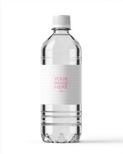 Water Bottle Label Mockup for Corporate Gifting