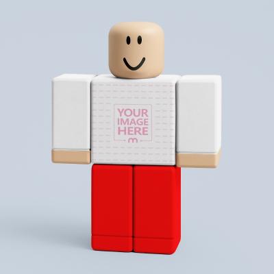 Customizable Roblox Character Mockup – Editable Avatar Template