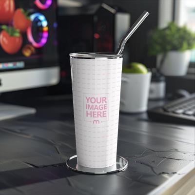 Slim Tumbler Mockup for Custom Drinkware Branding