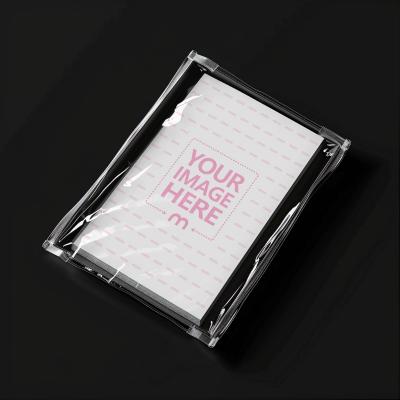 Magazine in Plastic Wrap Mockup for Newsstand Promotions