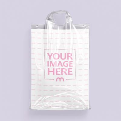 Plastic Carry Bag Mockup for Event Branded Merchandise