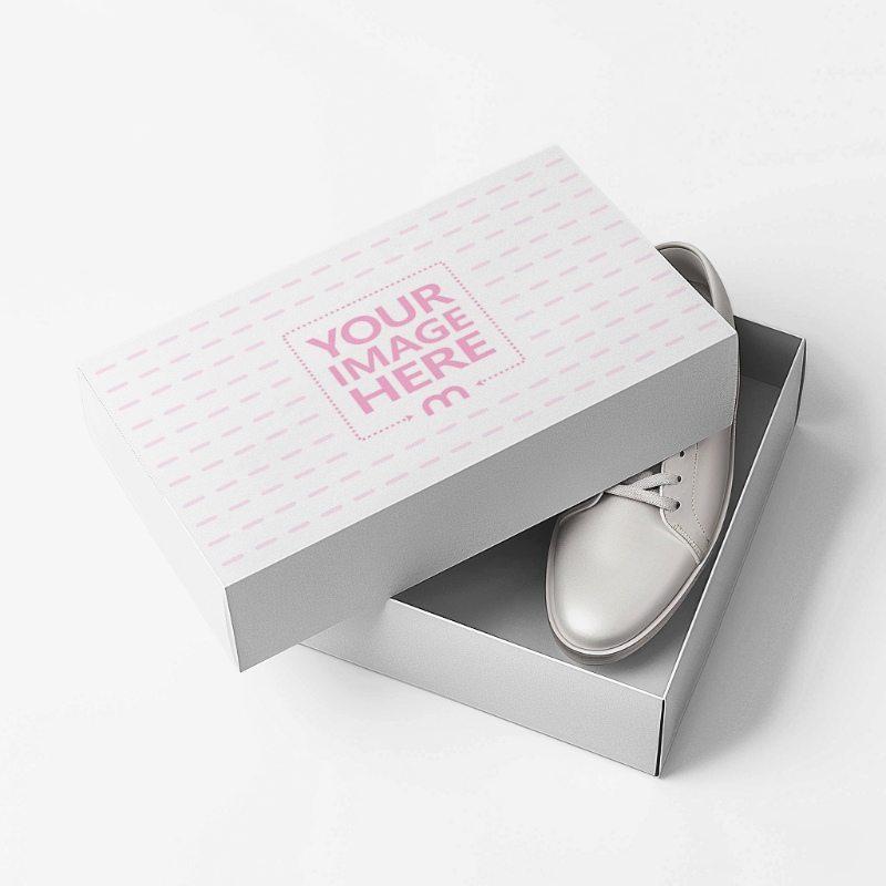 Shoe Box Mockup for Sneaker Brand and Lifestyle Product Marketing preview image
