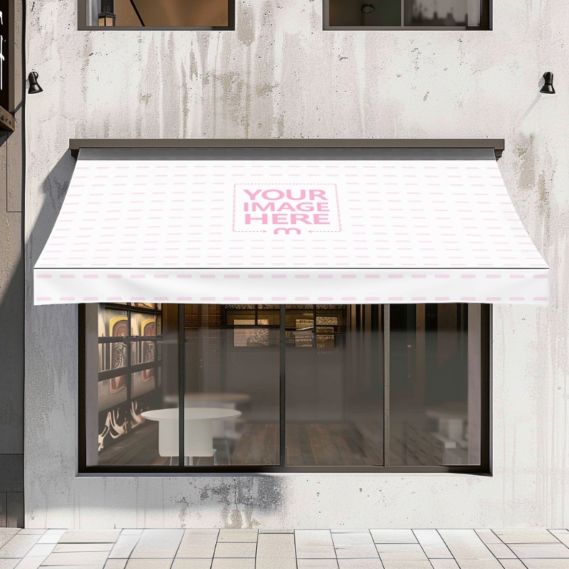 Shop Awning Mockup for Storefront Signage and Retail Brandings preview image