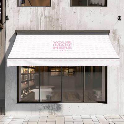 Shop Awning Mockup for Storefront Signage and Retail Brandings