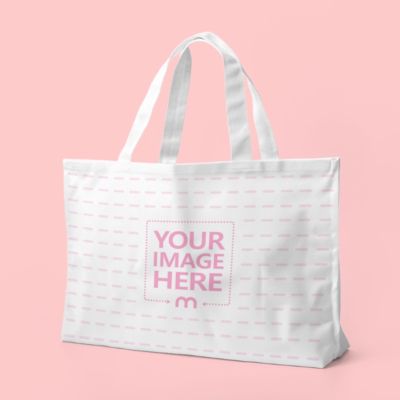 Canvas Tote Bag Mockup for Eco-Friendly Merchandise Designs preview image