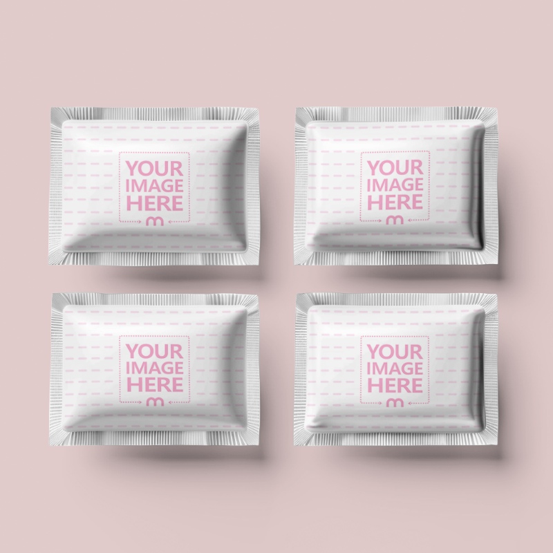 Multiple Chocolate Packaging Mockup for Confectionery Gift Branding preview image