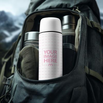 Thermos Flask Mockup for Outdoor Gear and Beverage Products