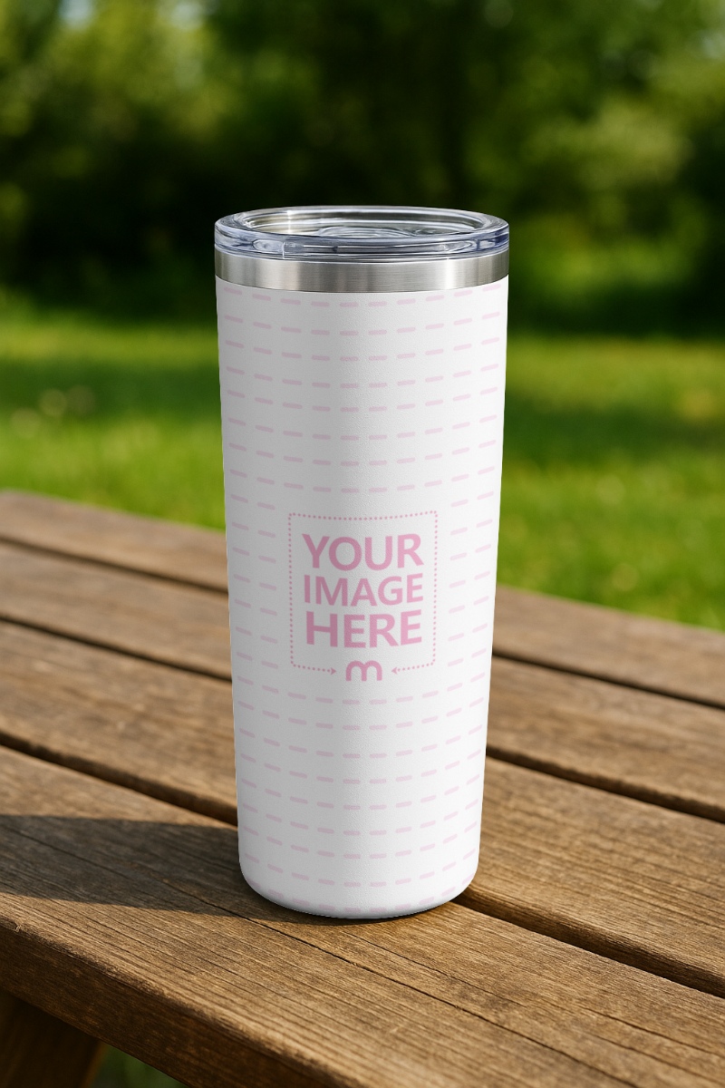 Tumbler Mockup for Eco-Friendly Drinkware Branding Concepts preview image