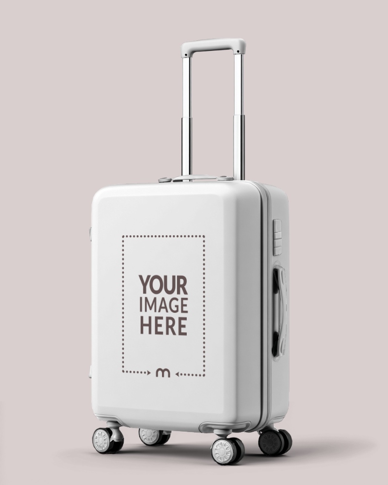 Suitcase Mockup for Travel Branding and Luggage Promotion preview image