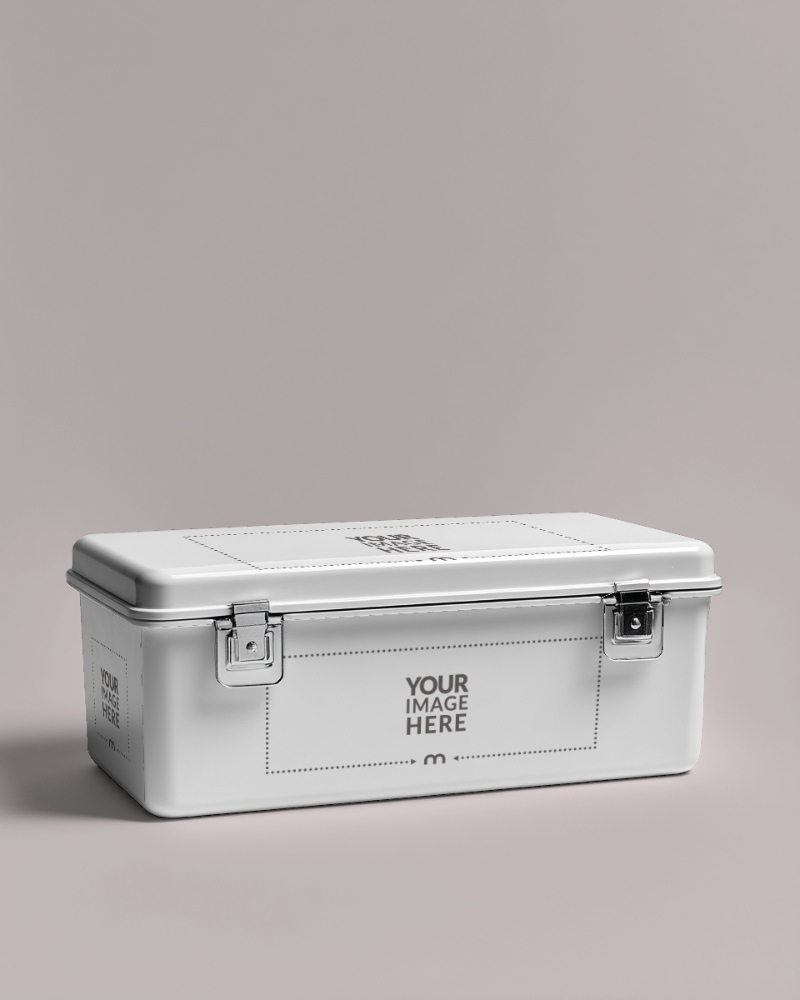 Toolbox Mockup for Industrial Branding and Hardware Product Ads preview image