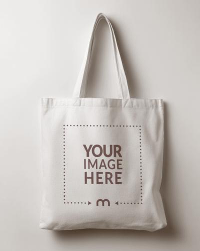 Cotton Tote Bag Mockup for Eco-Friendly Brand Promotions