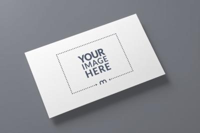 Business Card Mockup for Corporate Identity and Branding Design