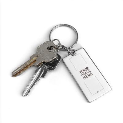 Metal Keyring Mockup for Accessory Branding Presentations