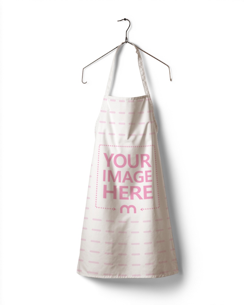 Apron Mockup in Isolated Background for Culinary Branding preview image