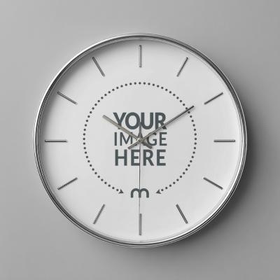 Wall Clock Mockup for Lifestyle and Home Product Ads